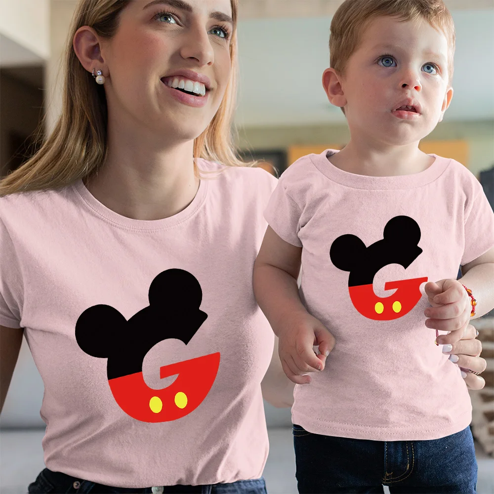 inertia Hover By-product Mama Haine Copii Moda Disney Mickey Mouse Scrisoare de Imprimare Copii  Maneca Scurta de Vara Tricou Femeie Familia Cuplu Tee La reducere! / misc \  www.andub2b.ro