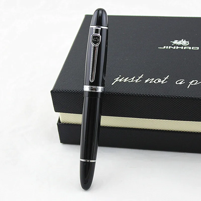 Jinhao 159 Gros 1.0 mm/0,5 mm Îndoit Peniță de Stilou de Înaltă de Metal de Lux de Cerneală Pixuri Cadou pentru Scris La / Scris Si Corectie Consumabile \