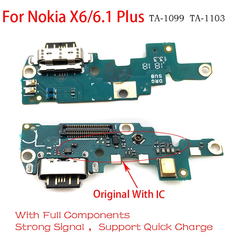 Lake Taupo Oops Pitfalls Nou Pentru NOKIA X6 6.1 Plus de Alimentare USB de Încărcare Port de  Încărcare de Andocare Conector Micro Bord Cablu Flex Pentru Nokia 5.1 6 6.1  7 Plus X5 7.1 La reducere! /