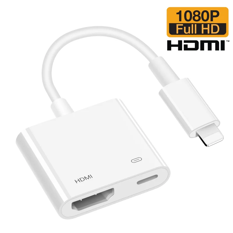 Pentru HDMI TV 1080P Digital AV adaptor Convertor pentru iPhone iPad-ul la TV Acelasi Ecran pentru Cablu HDMI La reducere! / misc \ www.andub2b.ro